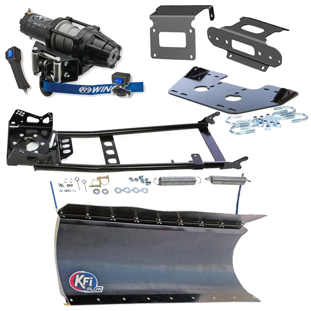 KFI Snowplow Kit fits 2007 - 2013 Honda Rancher TRX420 (FA*FE*FPA*FPE*FPM*FM*PG) ATV - MojoMotoSport.com