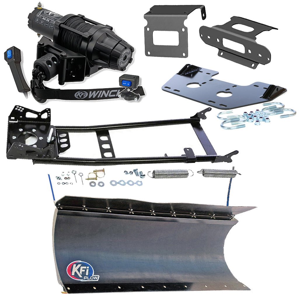 KFI Snowplow Kit fits 2007 - 2013 Honda Rancher TRX420 (FA*FE*FPA*FPE*FPM*FM*PG) ATV - MojoMotoSport.com