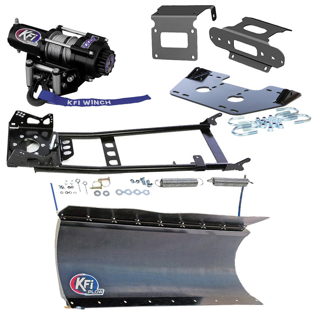 KFI Snowplow Kit fits 2007 - 2013 Honda Rancher TRX420 (FA*FE*FPA*FPE*FPM*FM*PG) ATV - MojoMotoSport.com