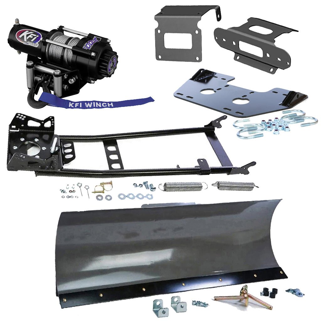 KFI Snowplow Kit fits 2007 - 2013 Honda Rancher TRX420 (FA*FE*FPA*FPE*FPM*FM*PG) ATV - MojoMotoSport.com