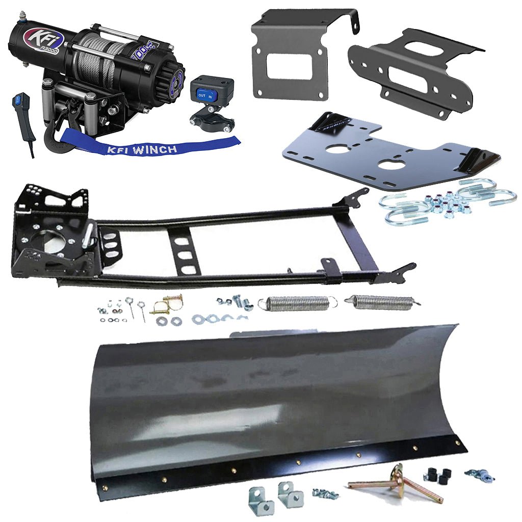 KFI Snowplow Kit fits 2007 - 2013 Honda Rancher TRX420 (FA*FE*FPA*FPE*FPM*FM*PG) ATV - MojoMotoSport.com