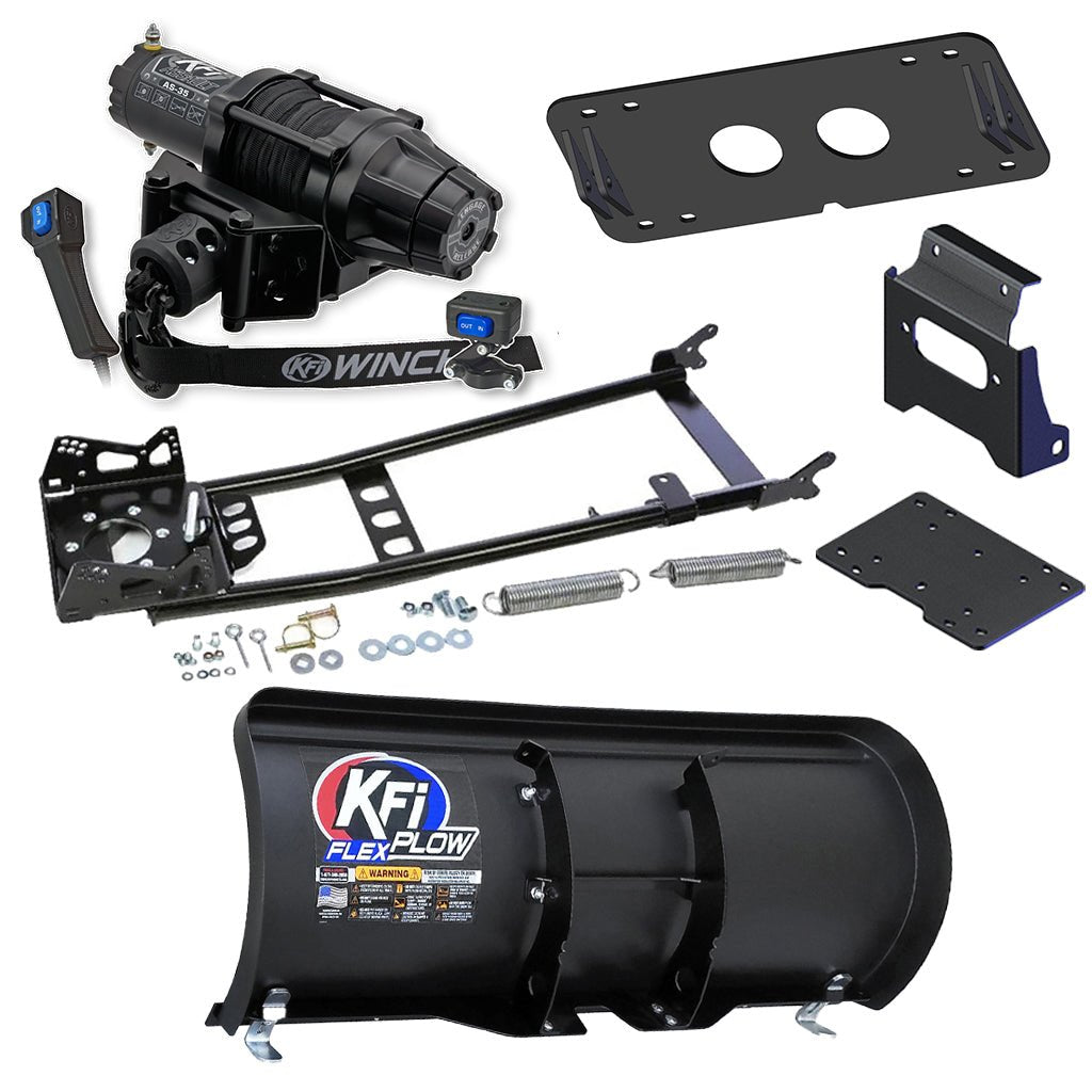 KFI Snowplow Kit fits 2007 - on Honda TRX250TE & TRX250TM Recon ATV - MojoMotoSport.com