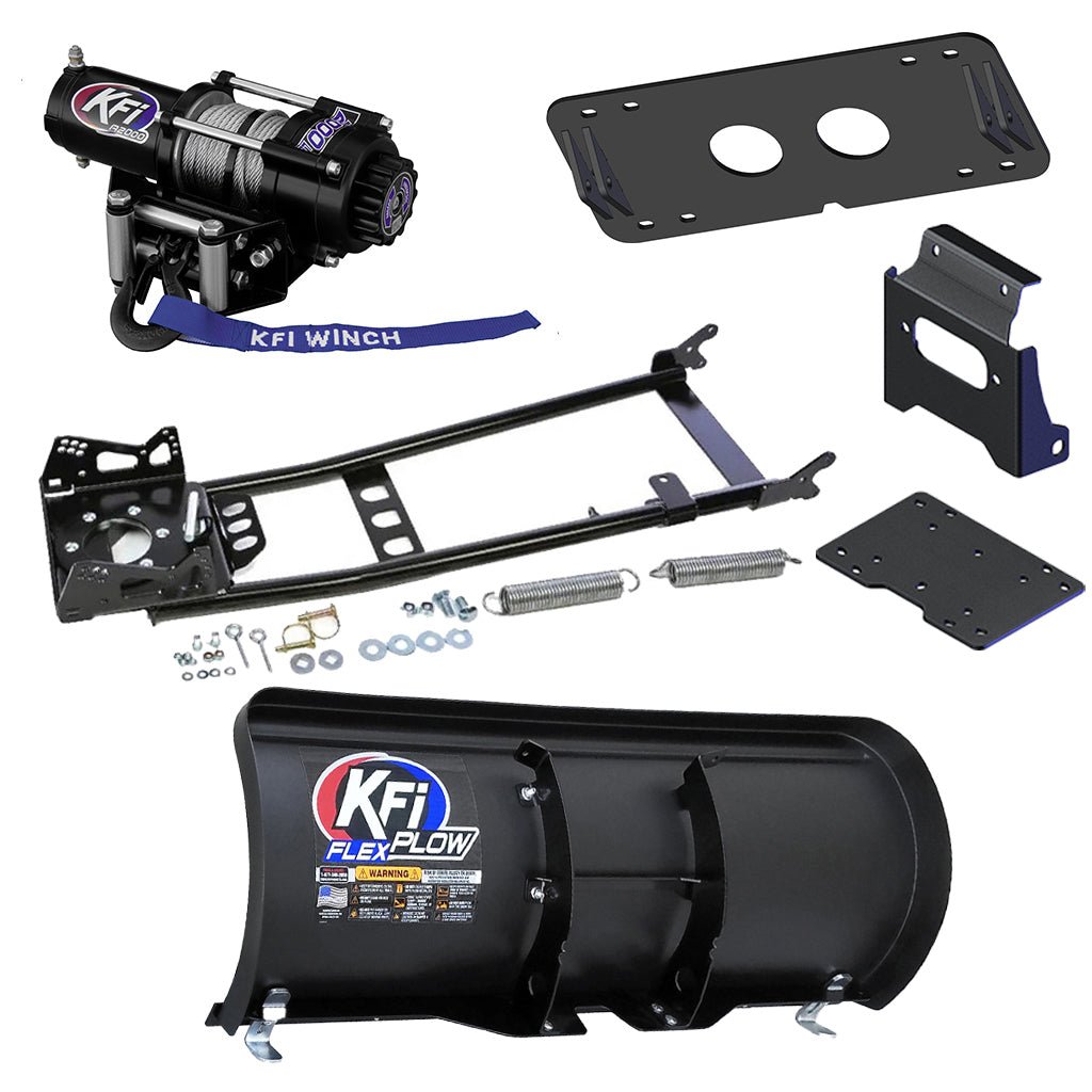 KFI Snowplow Kit fits 2007 - on Honda TRX250TE & TRX250TM Recon ATV - MojoMotoSport.com