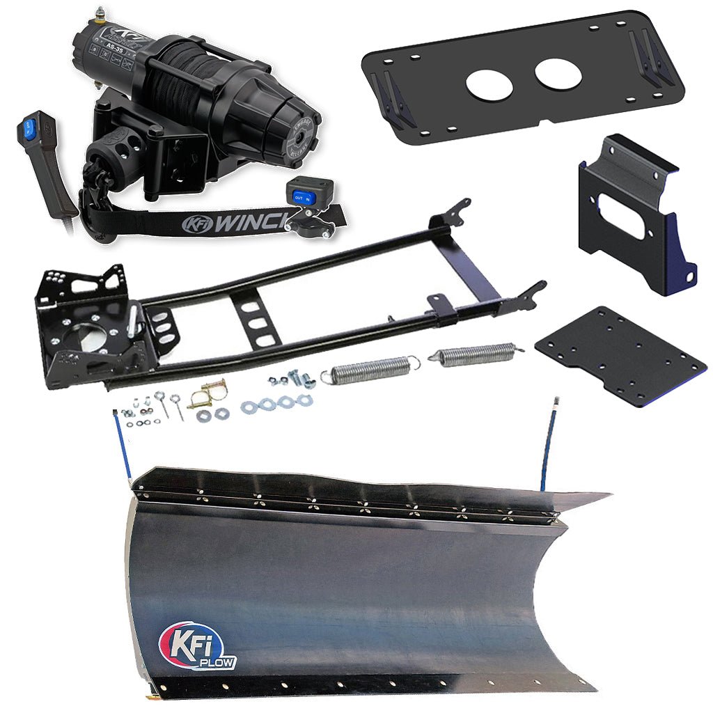 KFI Snowplow Kit fits 2007 - on Honda TRX250TE & TRX250TM Recon ATV - MojoMotoSport.com