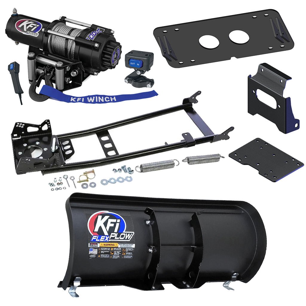 KFI Snowplow Kit fits 2007 - on Honda TRX250TE & TRX250TM Recon ATV - MojoMotoSport.com