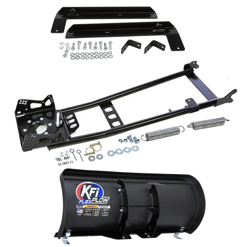 KFI Snowplow Kit fits Can - Am Quest & Traxter 500 - 650, John Deere 500/650 Buck & Trail Buck ATV - MojoMotoSport.com