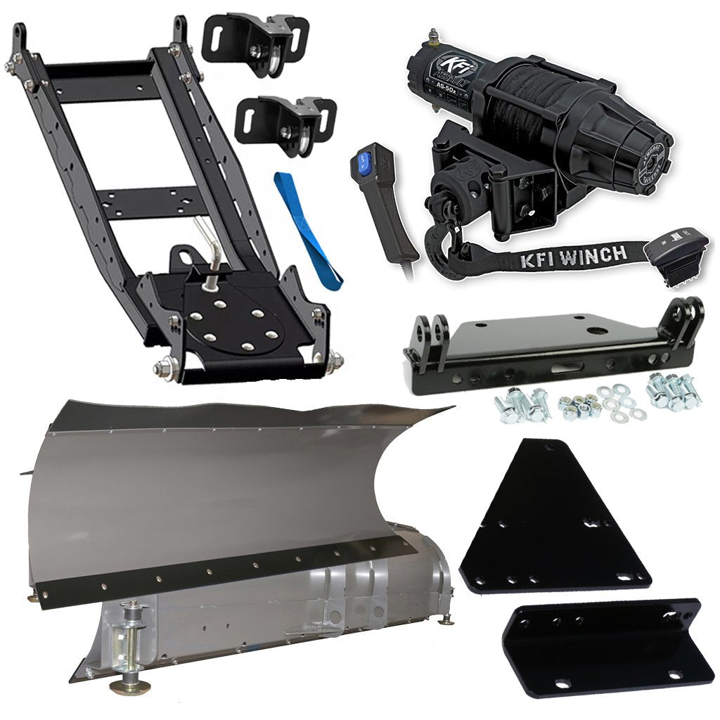 KFI Snowplow Kit fits Kawasaki Mule 4000 & 4010 - MojoMotoSport.com