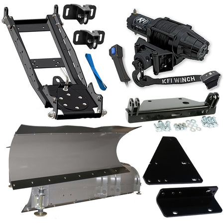 KFI Snowplow Kit fits Kawasaki Mule 4000 & 4010 - MojoMotoSport.com