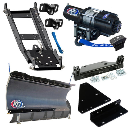 KFI Snowplow Kit fits Kawasaki Mule 4000 & 4010 - MojoMotoSport.com