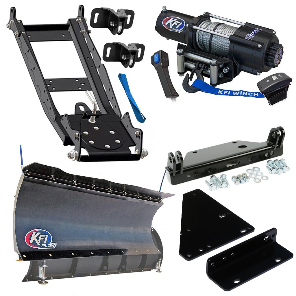 KFI Snowplow Kit fits Kawasaki Mule 4000 & 4010 - MojoMotoSport.com