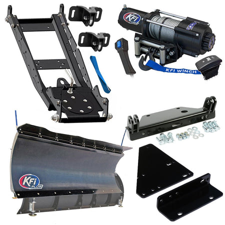 KFI Snowplow Kit fits Kawasaki Mule 4000 & 4010 - MojoMotoSport.com