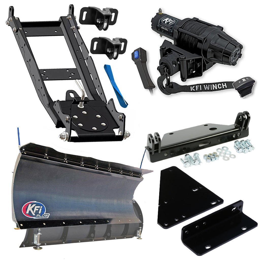 KFI Snowplow Kit fits Kawasaki Mule 4000 & 4010| MojoMotoSport.com