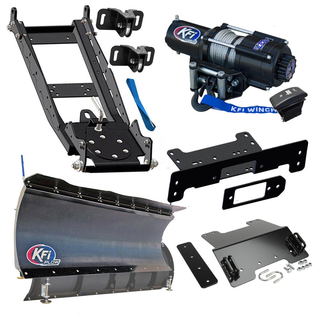 KFI Snowplow Kit fits Kawasaki Mule SX/XC 400 - MojoMotoSport.com