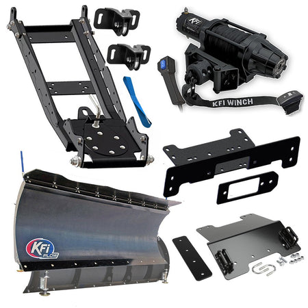 KFI Snowplow Kit fits Kawasaki Mule SX/XC 400 - MojoMotoSport.com