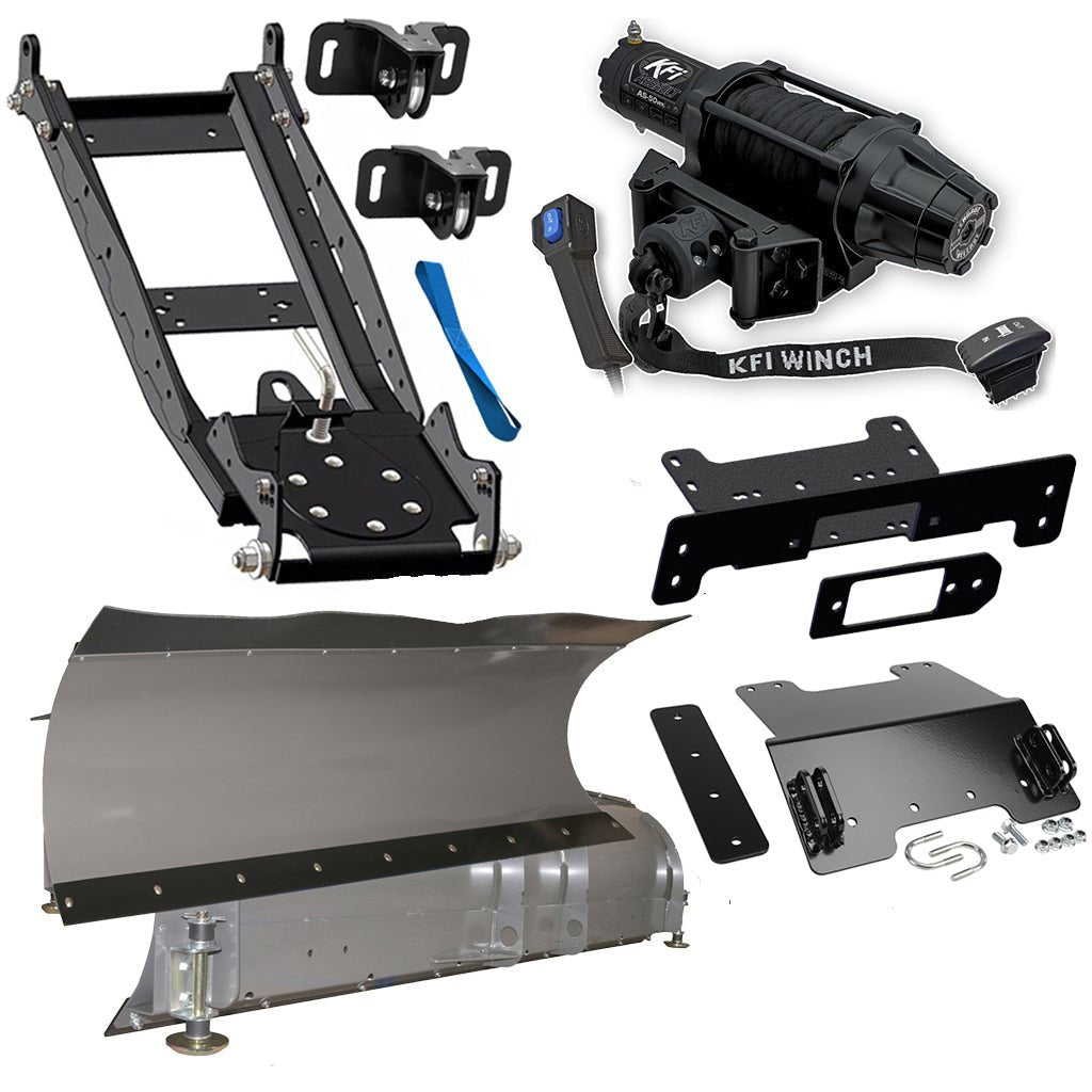 KFI Snowplow Kit fits Kawasaki Mule SX/XC 400 - MojoMotoSport.com