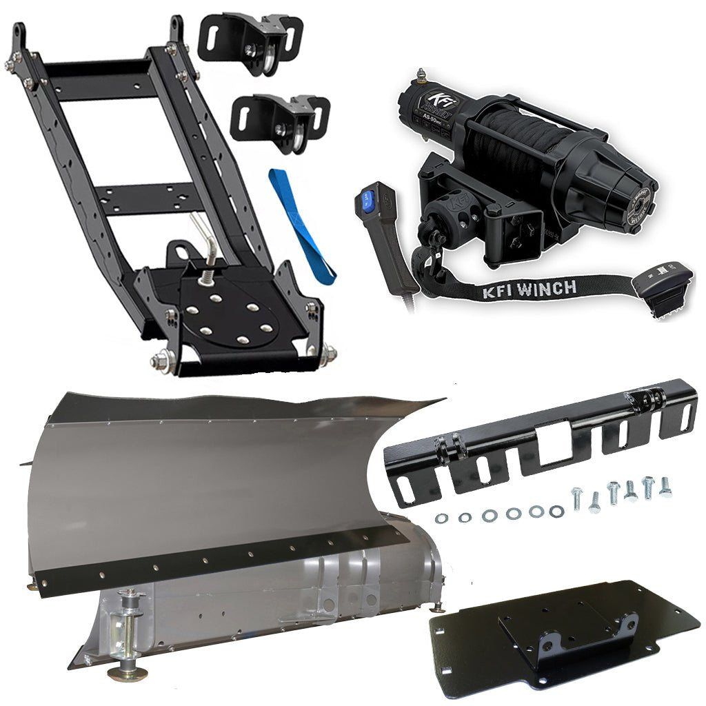 KFI Snowplow Kit fits Kobuta RTV400ci, RTV500, RTV520, RTV900, RTV1140 - MojoMotoSport.com