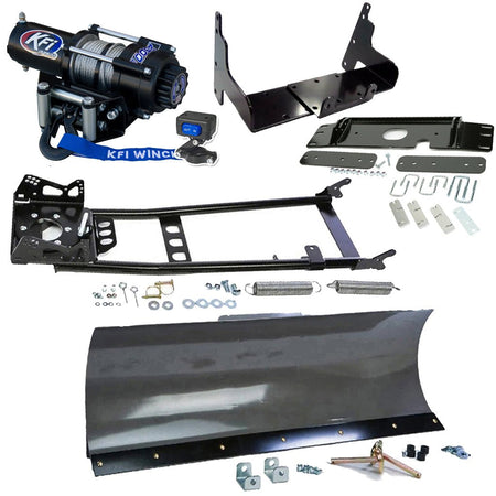 KFI Snowplow Kit fits older Polaris ATP 300/500, Magnum 325/330/500 & Sportsman 335/400/500 ATV - MojoMotoSport.com