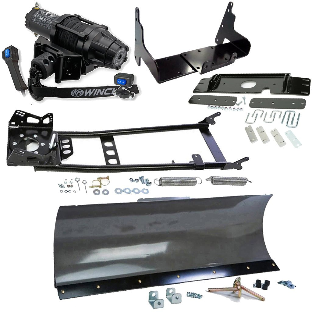KFI Snowplow Kit fits older Polaris ATP 300/500, Magnum 325/330/500 & Sportsman 335/400/500 ATV - MojoMotoSport.com