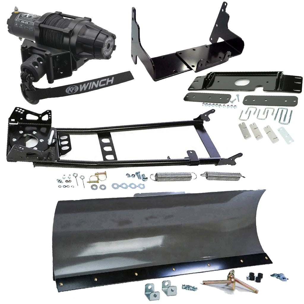 KFI Snowplow Kit fits older Polaris ATP 300/500, Magnum 325/330/500 & Sportsman 335/400/500 ATV - MojoMotoSport.com