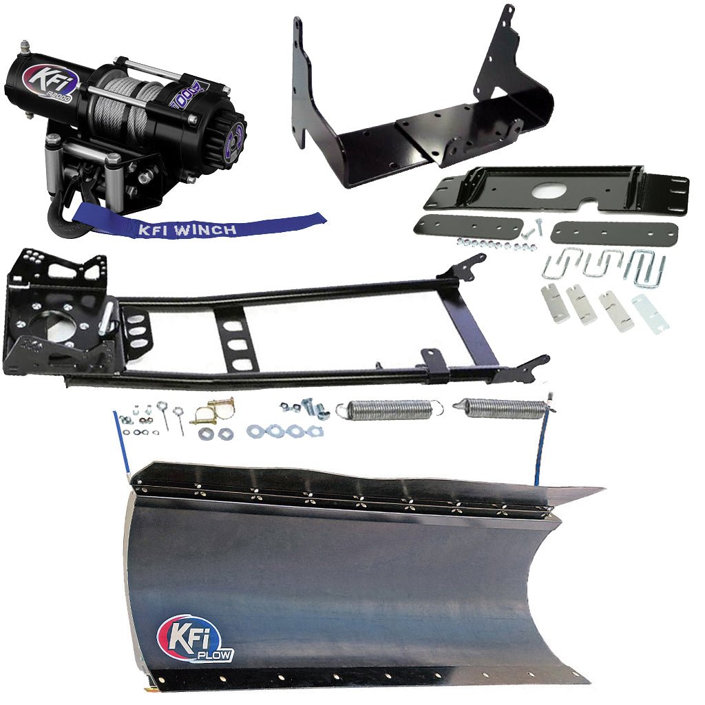 KFI Snowplow Kit fits older Polaris ATP 300/500, Magnum 325/330/500 & Sportsman 335/400/500 ATV - MojoMotoSport.com