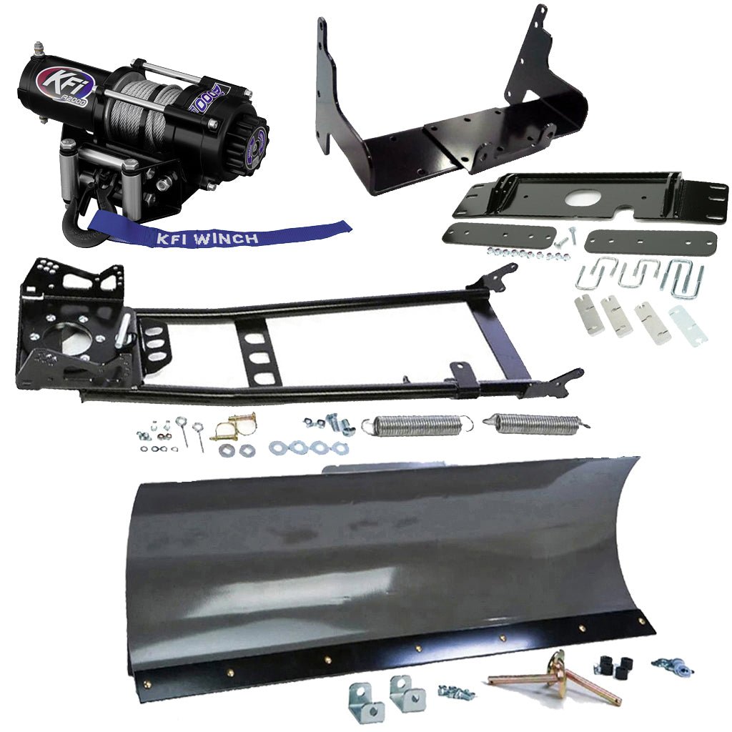 KFI Snowplow Kit fits older Polaris ATP 300/500, Magnum 325/330/500 & Sportsman 335/400/500 ATV - MojoMotoSport.com