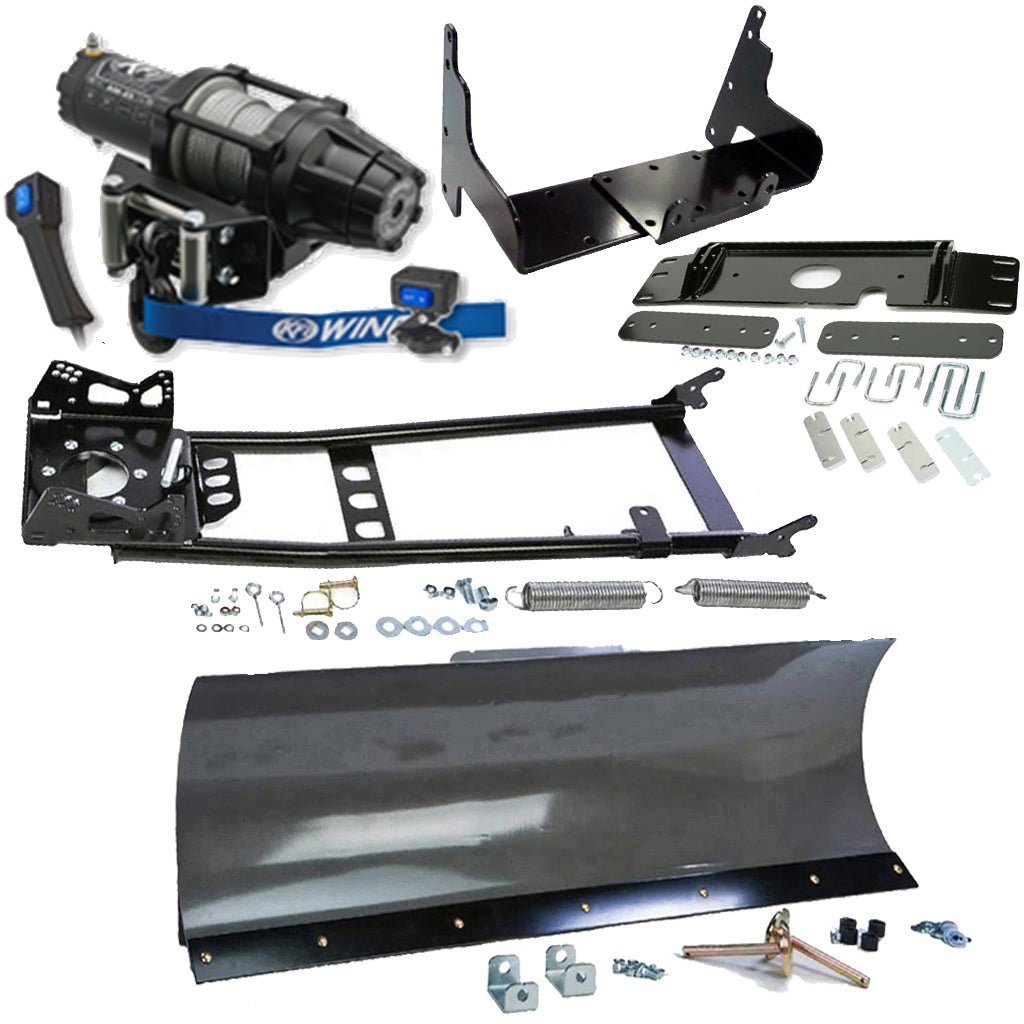 KFI Snowplow Kit fits older Polaris ATP 300/500, Magnum 325/330/500 & Sportsman 335/400/500 ATV - MojoMotoSport.com