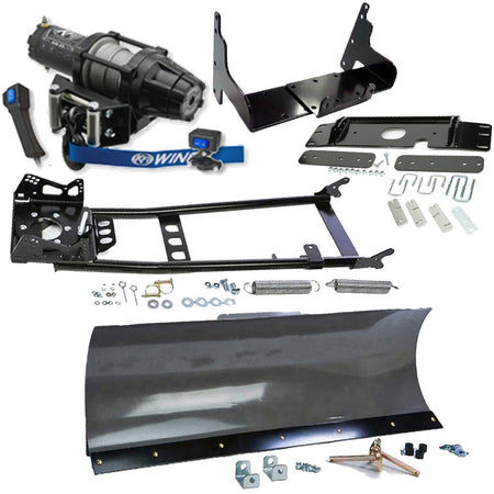 KFI Snowplow Kit fits older Polaris ATP 300/500, Magnum 325/330/500 & Sportsman 335/400/500 ATV - MojoMotoSport.com