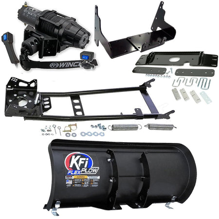 KFI Snowplow Kit fits older Polaris ATP 300/500, Magnum 325/330/500 & Sportsman 335/400/500 ATV - MojoMotoSport.com