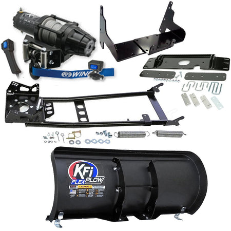 KFI Snowplow Kit fits older Polaris ATP 300/500, Magnum 325/330/500 & Sportsman 335/400/500 ATV - MojoMotoSport.com