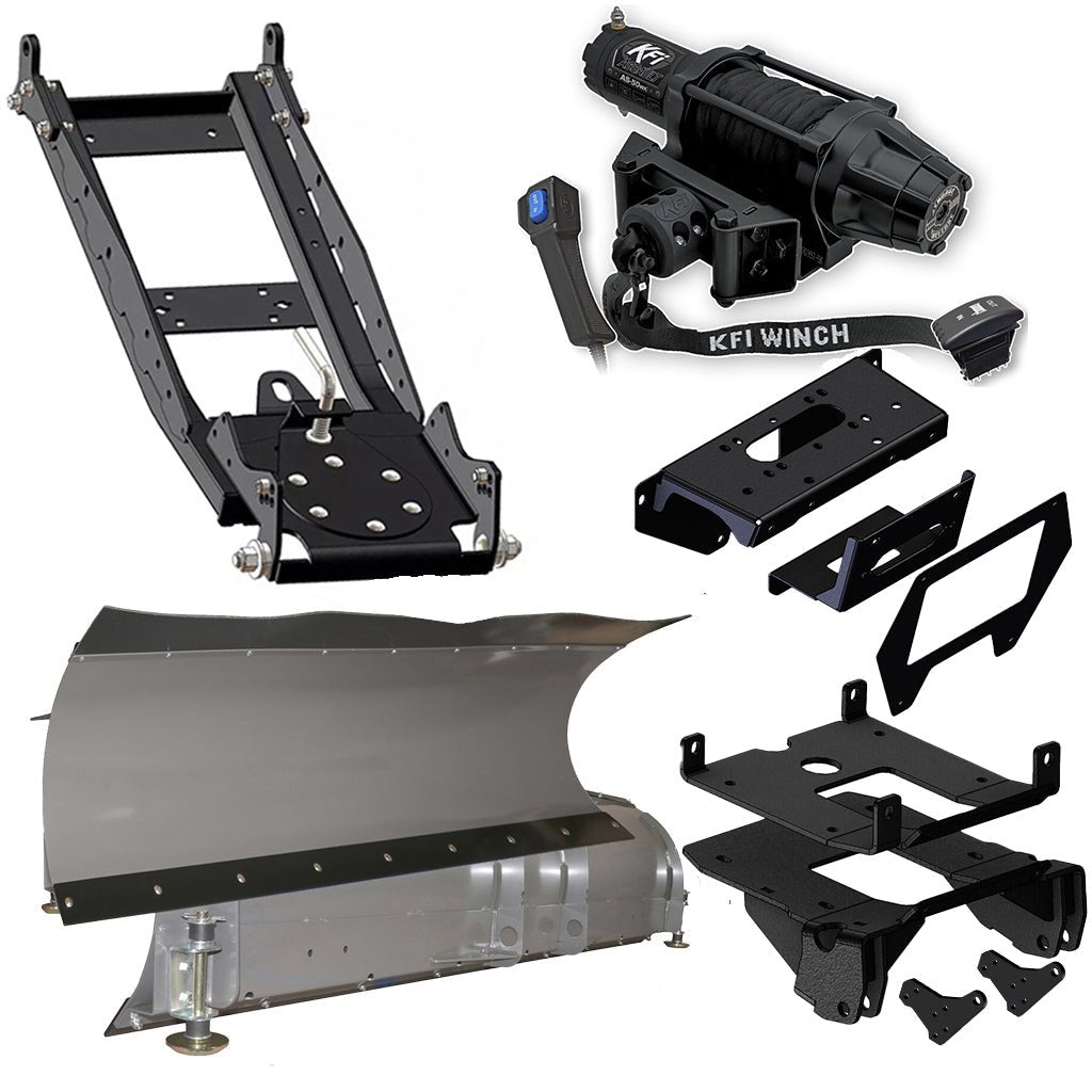 KFI Snowplow Kit fits Polaris RZR PRO XP & RZR PRO XP 4 - MojoMotoSport.com
