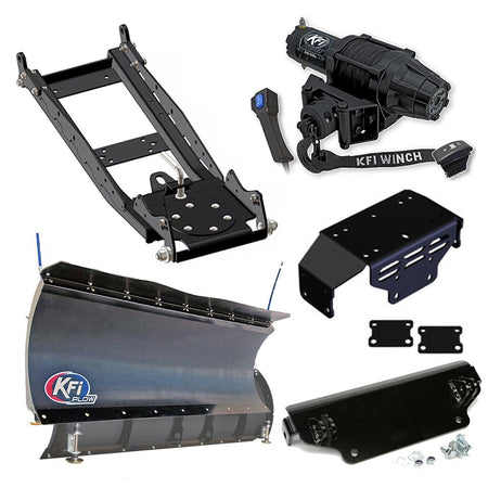 KFI Snowplow Kit Honda Pioneer 500 & 520 - MojoMotoSport.com