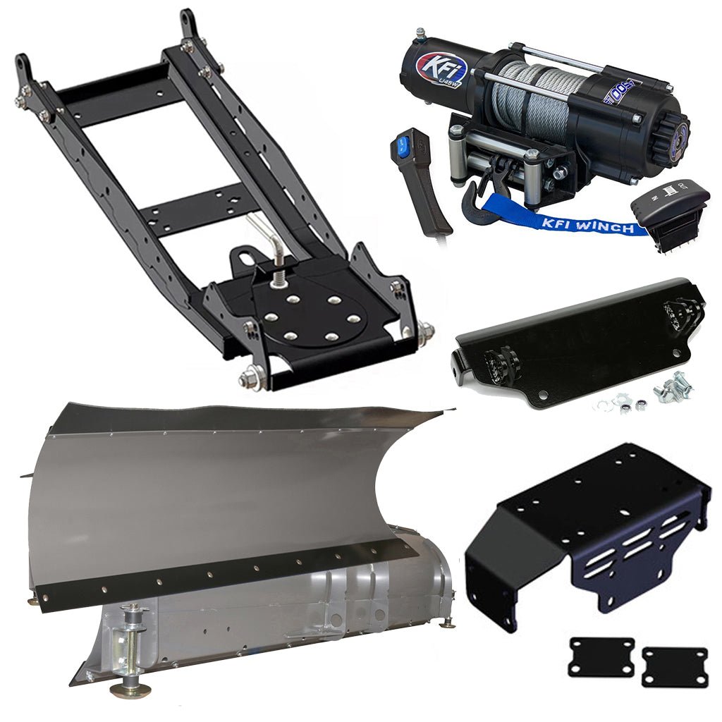 KFI Snowplow Kit Honda Pioneer 500 & 520 - MojoMotoSport.com