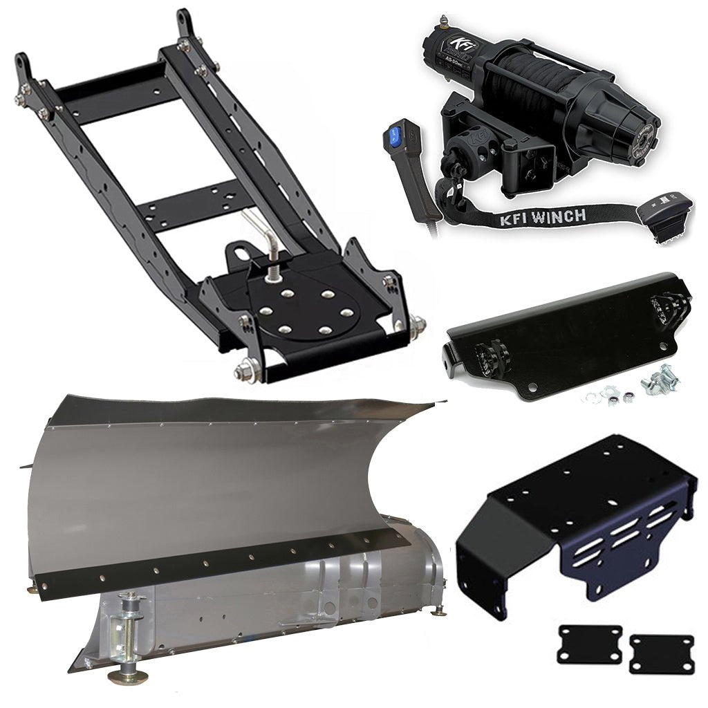 KFI Snowplow Kit Honda Pioneer 500 & 520 - MojoMotoSport.com