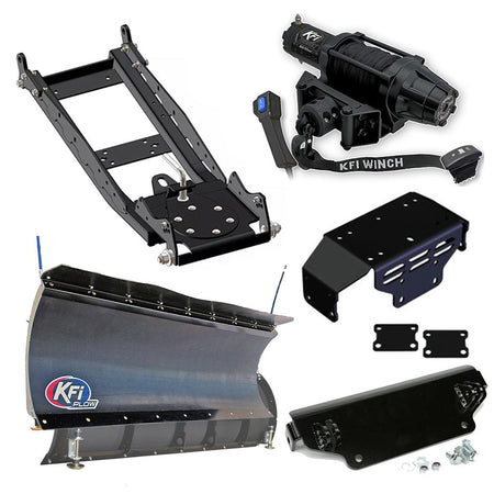 KFI Snowplow Kit Honda Pioneer 500 & 520 - MojoMotoSport.com