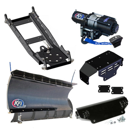 KFI Snowplow Kit Honda Pioneer 500 & 520 - MojoMotoSport.com
