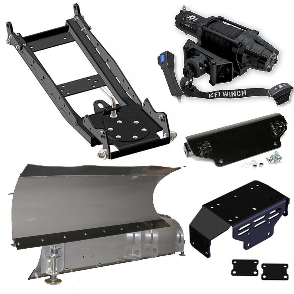 KFI Snowplow Kit Honda Pioneer 500 & 520 - MojoMotoSport.com