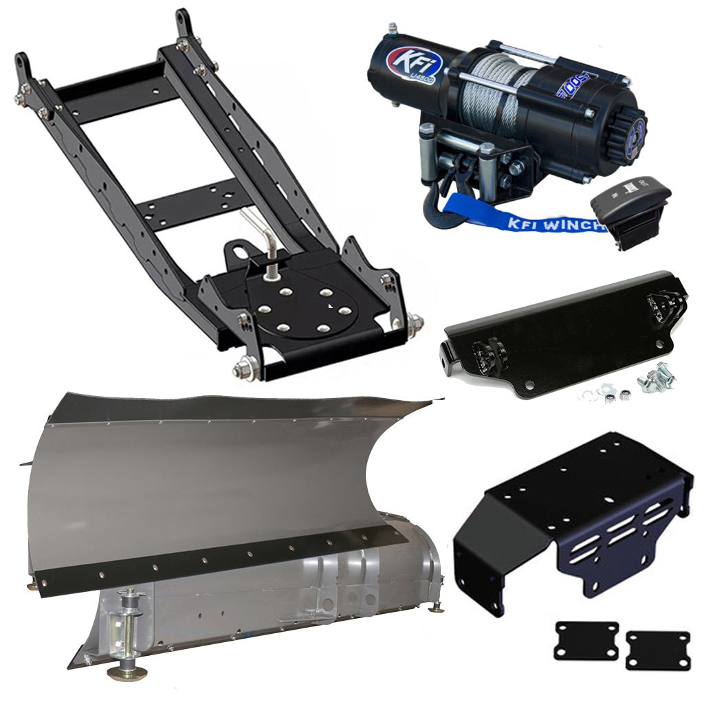 KFI Snowplow Kit Honda Pioneer 500 & 520 - MojoMotoSport.com