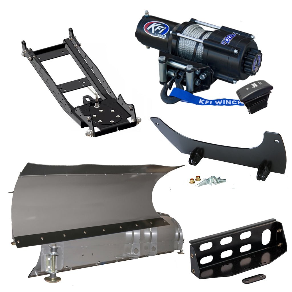 KFI Snowplow Kit John Deere Gator XUV 625, 825, 855 - MojoMotoSport.com