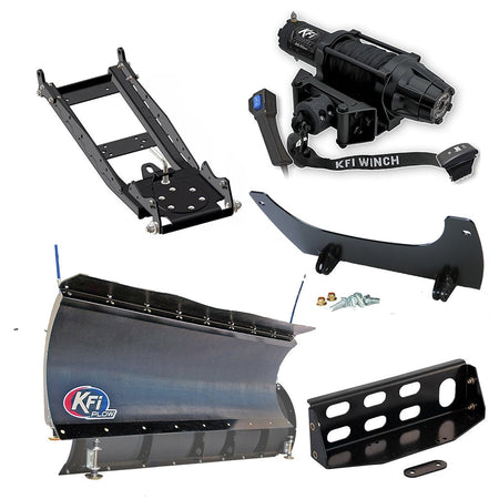 KFI Snowplow Kit John Deere Gator XUV 625, 825, 855 - MojoMotoSport.com