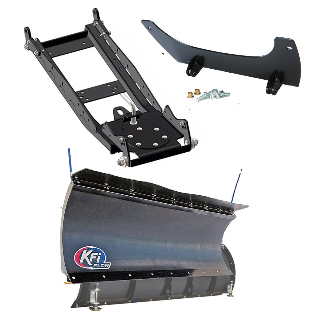 KFI Snowplow Kit John Deere Gator XUV 825i S4, 825M S4, .855D S4, 855M S4 - MojoMotoSport.com