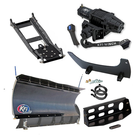 KFI Snowplow Kit John Deere Gator XUV 825i S4, 825M S4, .855D S4, 855M S4 - MojoMotoSport.com