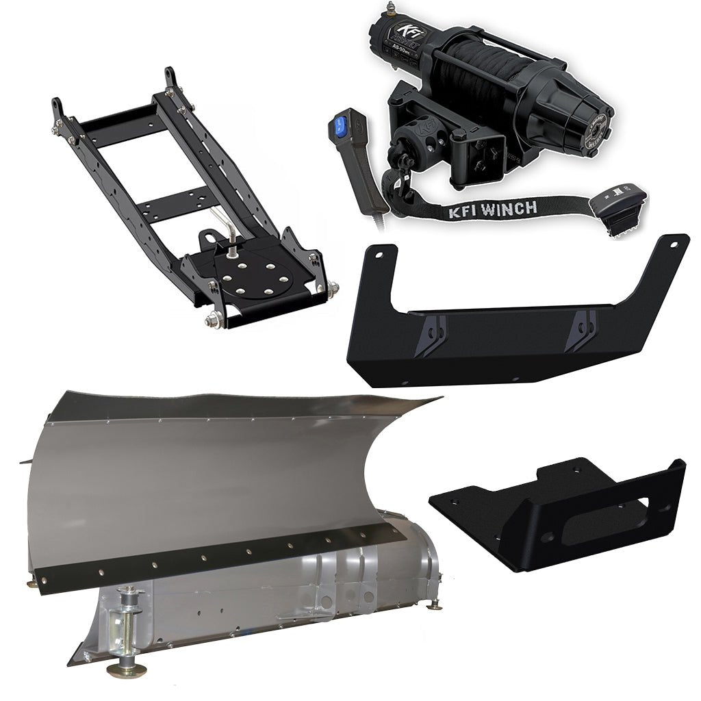 KFI Snowplow Kit John Deere Gator XUV 835E/M/R & 865E/M/R - MojoMotoSport.com