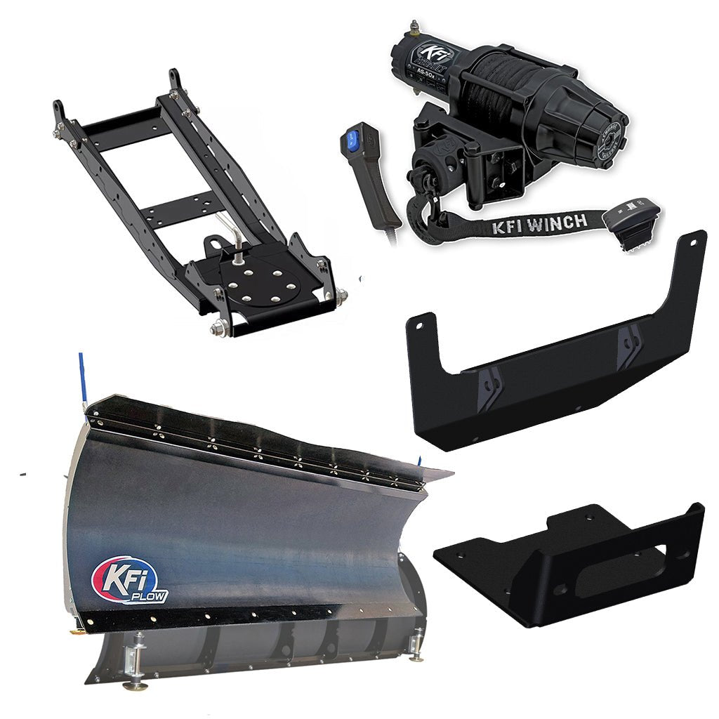 KFI Snowplow Kit John Deere Gator XUV 835E/M/R & 865E/M/R - MojoMotoSport.com