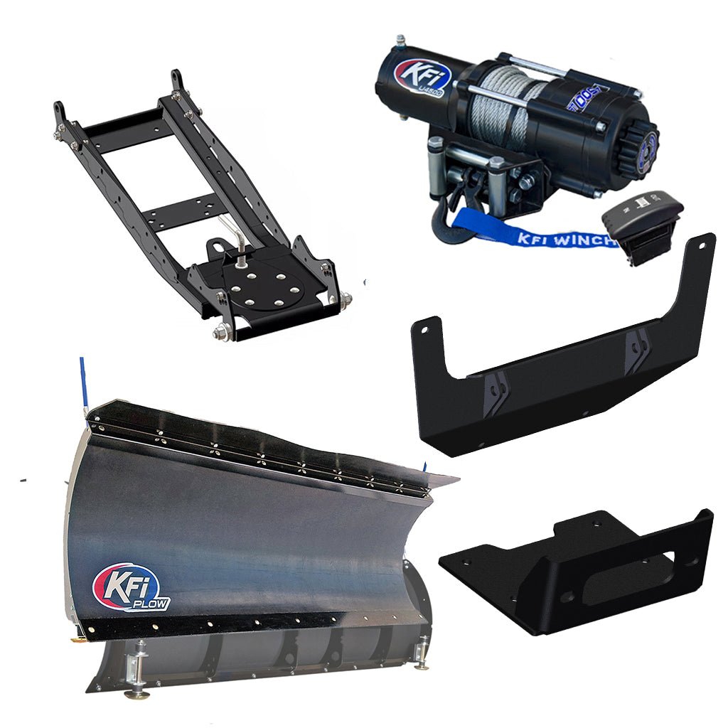 KFI Snowplow Kit John Deere Gator XUV 835E/M/R & 865E/M/R - MojoMotoSport.com