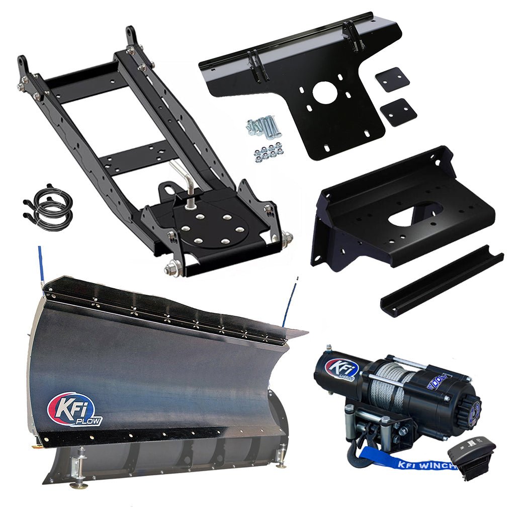 KFI Snowplow Kit Kawasaki - Pro - DX/DXT/FX/FXR/FXT - MojoMotoSport.com