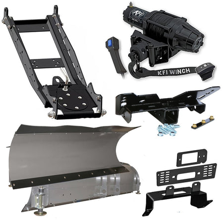 KFI Snowplow Kit Polaris fits most 400 - 800 & EV Ranger Midsize & Fullsize Models - MojoMotoSport.com