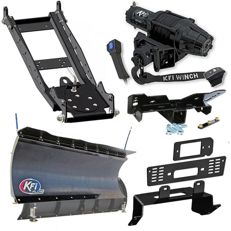 KFI Snowplow Kit Polaris fits most 400 - 800 & EV Ranger Midsize & Fullsize Models - MojoMotoSport.com
