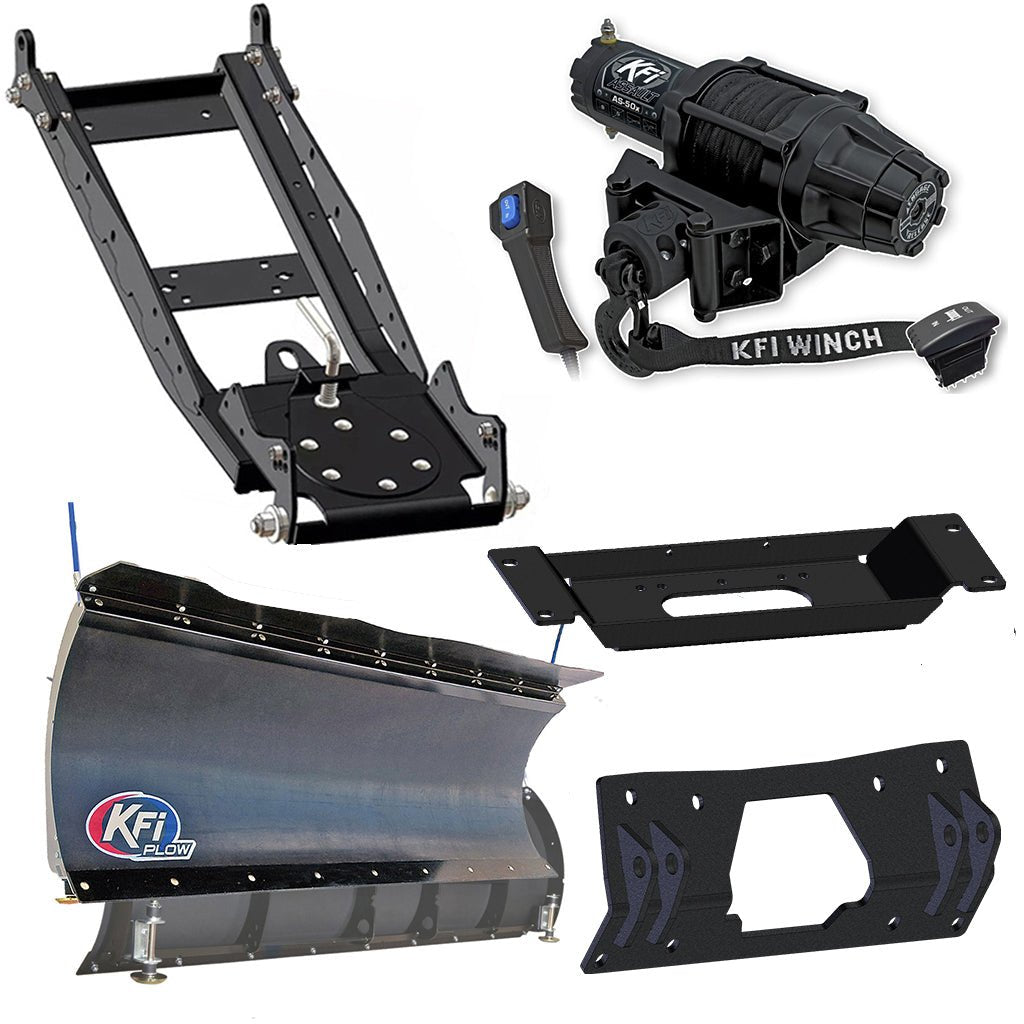 KFI Snowplow Kit Polaris Ranger SP 570 & Pro XD Midsize UTV - MojoMotoSport.com