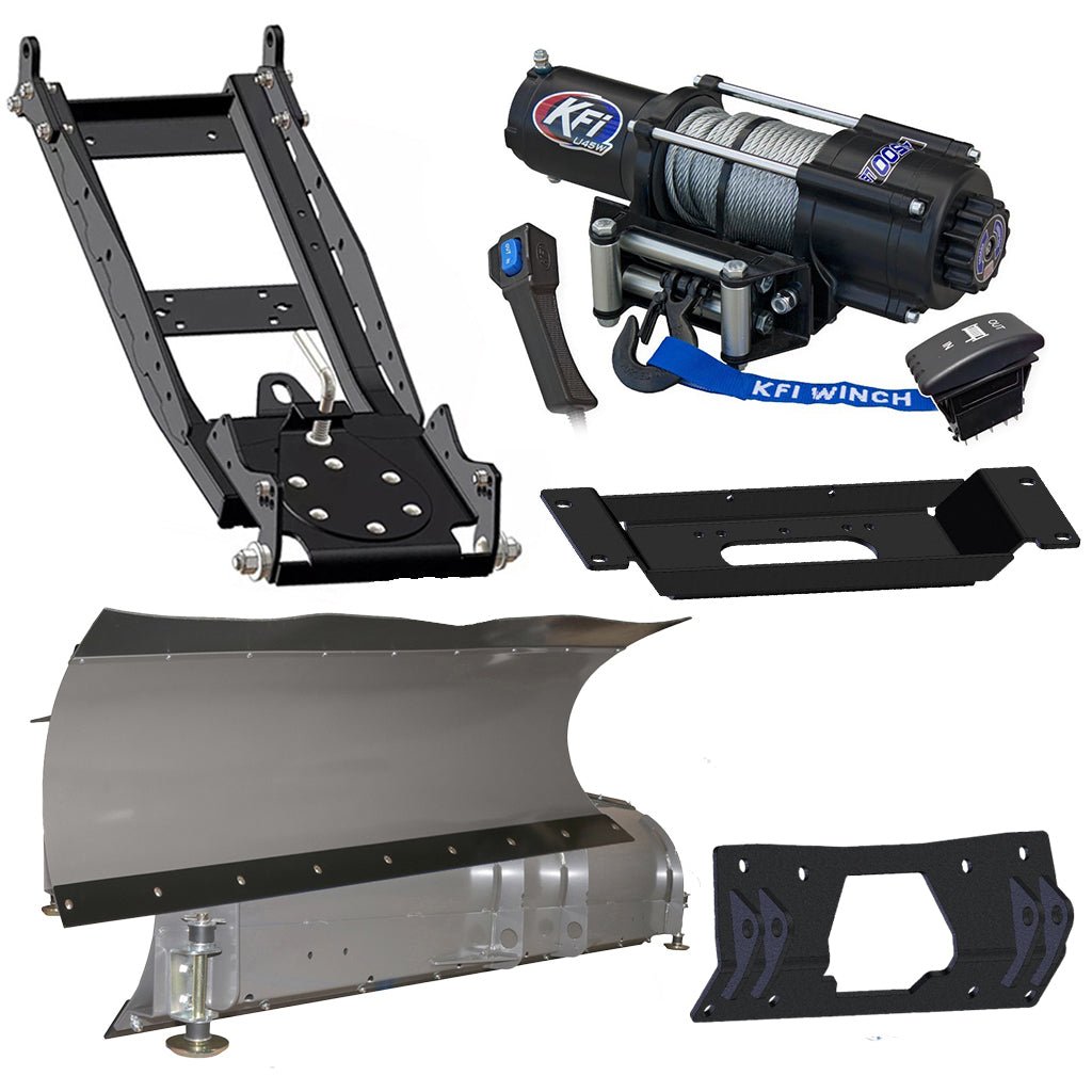 KFI Snowplow Kit Polaris Ranger SP 570 & Pro XD Midsize UTV - MojoMotoSport.com