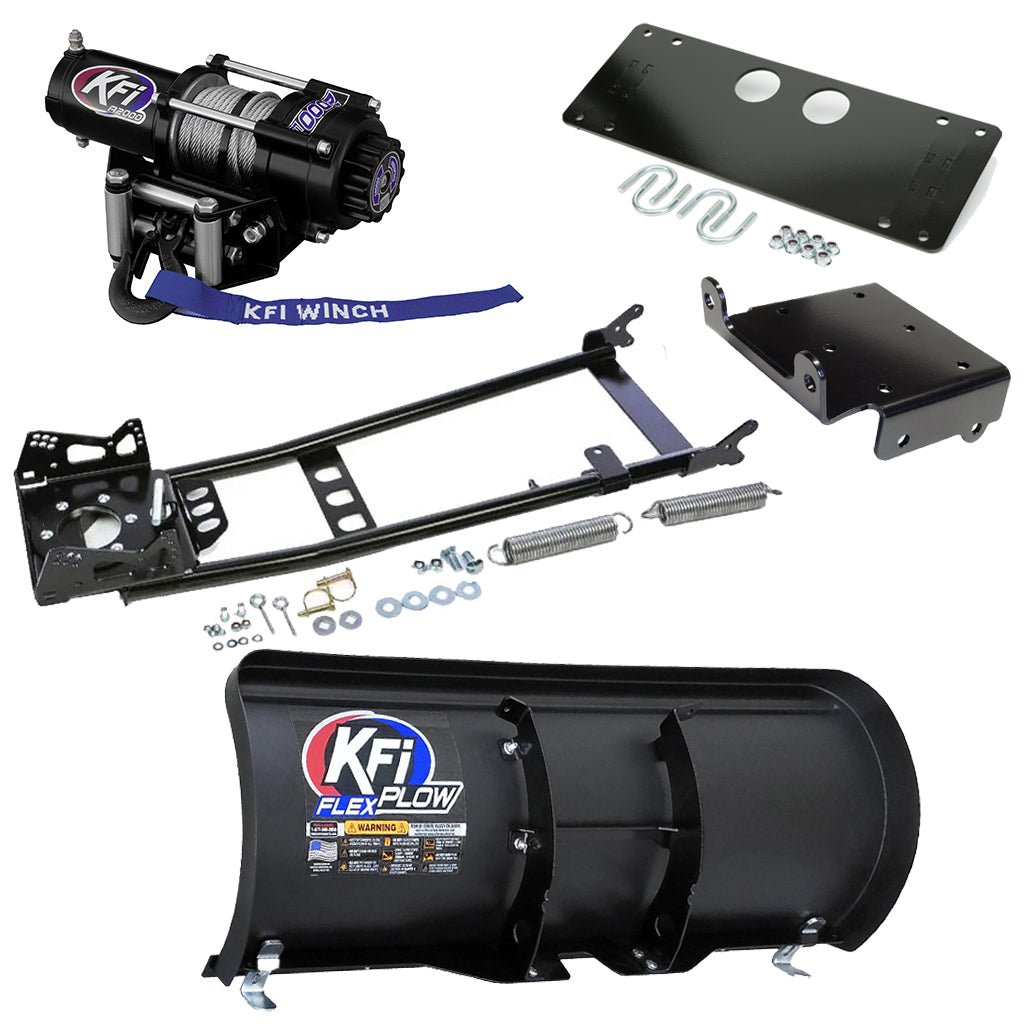 KFI Snowplow Kit Suzuki 450, 500, 700, 750 King Quad ATV - MojoMotoSport.com